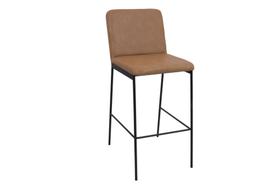 Banqueta Chloe Moderna Metal Preto Estofado Macio Kaki Banqueta Chloe Moderna Metal Preto Estofado Macio Kaki