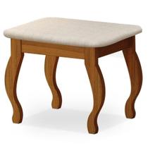 Banqueta Com Almofada Para Penteadeira Freijó Luapa