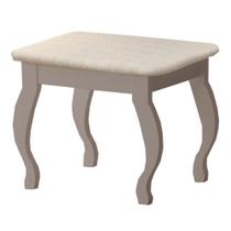 Banqueta Com Almofada Para Penteadeira Mani - Luapa Móveis Banqueta Com Almofada Para Penteadeira Mani - Luapa Móveis