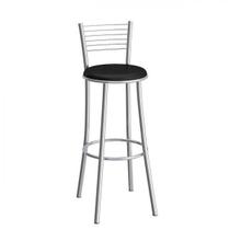 Banqueta com Encosto Moscou 101cm Preto