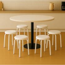 Banqueta Cozinha Baixa Empilhável Industrial Kit 6 Jully D03 - D'rossi Branco Banqueta Cozinha Baixa Empilhável Industrial Kit 6 Jully D03 - D'rossi Branco