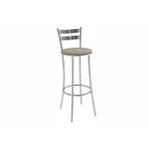 Banqueta Cozinha Kappesberg Jade 1B699CR Aço 1Un Cromado/Linho Bege Fendi Banqueta Cozinha Kappesberg Jade 1B699CR Aço 1Un Cromado/Linho Bege Fendi