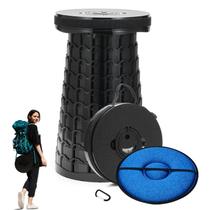 Banqueta de acampamento dobrável Spisces 50 cm com almofada de capacidade de 450 kg Banqueta de acampamento dobrável Spisces 50 cm com almofada de capacidade de 450 kg