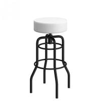 Banqueta de Aço Giratória Paris Preto