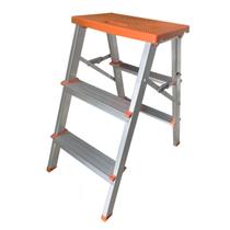 Banqueta de Alumínio Bilateral 3 Degraus