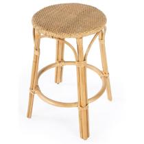 Banqueta de Barra Tobias de Ratán 24 cm - Counter Stool Butler Specialty Company