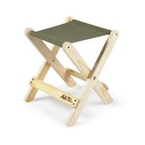 Banqueta de Camping Dobrável Suporta até 100kg Bege/Verde