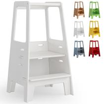 Banqueta de madeira Toddler Standing Tower AVDAR para cozinha