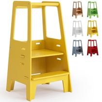 Banqueta de madeira Toddler Standing Tower AVDAR para cozinha