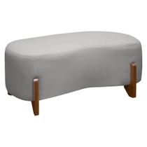 Banqueta Decorativa Orgânica Puff Thor 100cm P/ Sala Bouclé