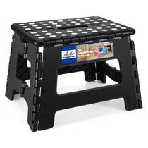 Banqueta dobrável ACKO, capacidade de 23 cm e 136 kg para crianças/adultos Banqueta dobrável ACKO, capacidade de 23 cm e 136 kg para crianças/adultos