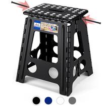 Banqueta dobrável ACKO, dobrável, 40 cm, 180 kg, capacidade de plástico Banqueta dobrável ACKO, dobrável, 40 cm, 180 kg, capacidade de plástico