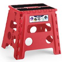 Banqueta Dobrável Delxo 33 cm 136 kg Vermelha Banqueta Dobrável Delxo 33 cm 136 kg Vermelha