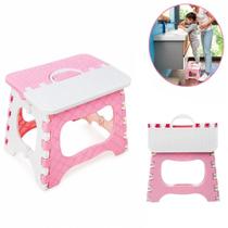 Banqueta Dobravel Infantil Rosa Cadeira Multiuso Banheiro Quarto Lanche Camping Praia Alca Portatil Assento Meninas Banqueta Dobravel Infantil Rosa Cadeira Multiuso Banheiro Quarto Lanche Camping Praia Alca Portatil Assento Meninas