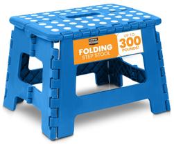 Banqueta dobrável Utopia Home comporta 300 libras e 22,86 cm de altura