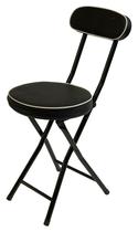 Banqueta dobrável Wee's Beyond acolchoada acolchoada de 30 cm de diâmetro
