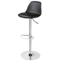 Banqueta Eiffel Evolux BC2023 Branca Giratória Regulagem Altura Estofada Design Eames 100kg Banqueta Eiffel Evolux BC2023 Branca Giratória Regulagem Altura Estofada Design Eames 100kg