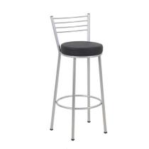 Banqueta Elisabete assento preto