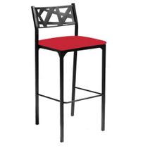 Banqueta Eliza Gourmet Assento vermelho-Gat Magazine Banqueta Eliza Gourmet Assento vermelho-Gat Magazine