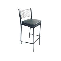 Banqueta EMPILHÁVEL Preta altura 65cm assento preto Banqueta EMPILHÁVEL Preta altura 65cm assento preto