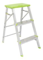 Banqueta-Escada - 3 Degraus - 120Kg - Standers - Aluminio Banqueta-Escada - 3 Degraus - 120Kg - Standers - Aluminio
