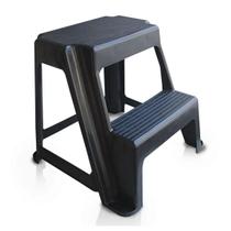 Banqueta Escada Multifuncional Preta Antiderrapante Resistente Até 80kg Empilhável Banqueta Escada Multifuncional Preta Antiderrapante Resistente Até 80kg Empilhável