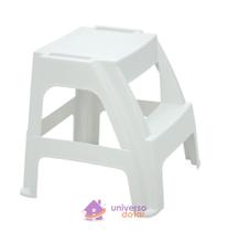 Banqueta Escada Tramontina Paiva Basic Branco