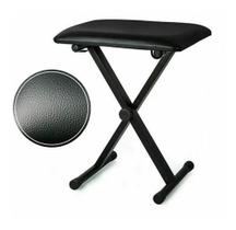 Banqueta Estofada Regulável Orquezz Portátil Preta