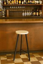 Banqueta Ferro Alto Cozinha Americana Sala Estilo Industrial