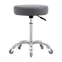 Banqueta giratória Ainilaily Heavy Duty 180 kg giratória ajustável cinza