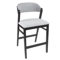 Banqueta Hera Laminada Tecido 05 Linho