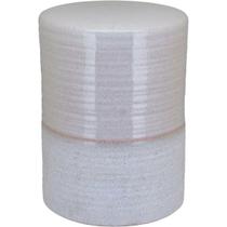 Banqueta Home&Co 44x32x32cm Cerâmica Marfim para Sala Quarto e Ambiente Decoração Banqueta Home&Co 44x32x32cm Cerâmica Marfim para Sala Quarto e Ambiente Decoração