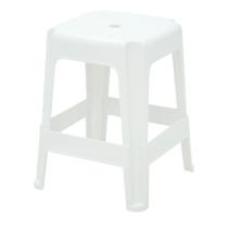 Banqueta Icaraí em Polipropileno Branco - 92410010 - TRAMONTINA Banqueta Icaraí em Polipropileno Branco - 92410010 - TRAMONTINA
