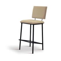 Banqueta Industrial Marcelle - Bege Banqueta Industrial Marcelle - Bege