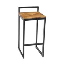 Banqueta Industrial Taburete Teca