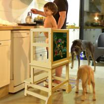 Banqueta Infantil Helper G TALECO GEAR com Lousa - Para Cozinha