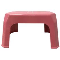 Banqueta Infantil Pequena Até 30Kg 15X28Cm Rosa Arqplast