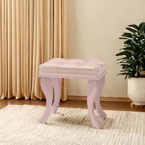 Banqueta Infantil Puff Para Penteadeira Closet Decoração Confortável E Resistente