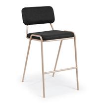 Banqueta Ipê Aço Carbono Dourado Banqueta Ipê Aço Carbono Dourado