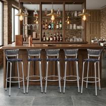 Banqueta Itagold Alta 70cm 5 Unidades Premium Acabamento Da Estrutura Prata Encosto Junco Degradê Banqueta Itagold Alta 70cm 5 Unidades Premium Acabamento Da Estrutura Prata Encosto Junco Degradê