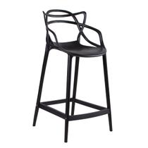 Banqueta Laráz Master Allegra em Polipropileno 66cm - Preto