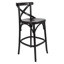 Banqueta Madeira Maciça Tauarí Cross X Texas