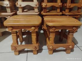 Banqueta madeira reforçada baixa infantil