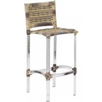 Banqueta Madri em Alumínio Para Edícula, Cozinha, Balcão, Área Trama Original