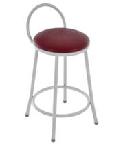Banqueta Média com arco Linha Banqueta para Escritório Vermelho Banqueta Média com arco Linha Banqueta para Escritório Vermelho