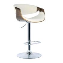 Banqueta Nicole Base Disco - Linho Creme Banqueta Nicole Base Disco - Linho Creme