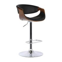 Banqueta Nicole Base Disco Preta