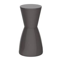 Banqueta Nobe Cinza/Mushroom Banqueta Nobe Cinza/Mushroom