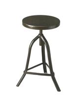 Banqueta Offex Modern Round Moderadamente Angustiada Rotativa Preta Banqueta Offex Modern Round Moderadamente Angustiada Rotativa Preta