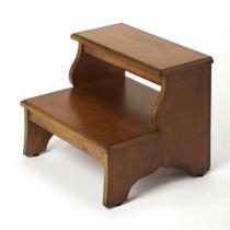 Banqueta Offex Transitional Praline Finish, marrom médio